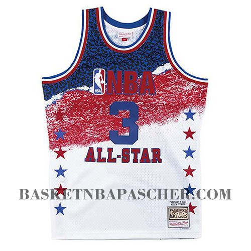 Maillot All Star 2003 Allen Iverson Mitchell & Ness Blanc
